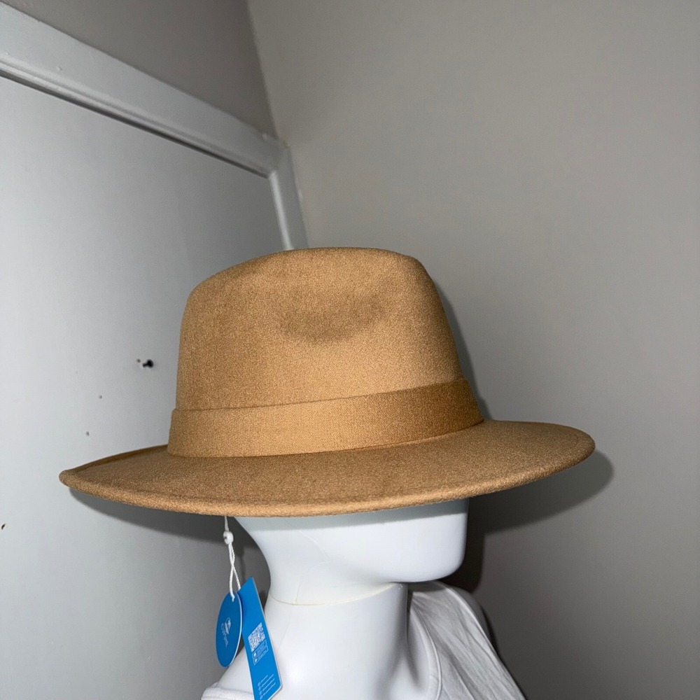Cupshe Fedora Hat Wide Brim Classic‎ Band Timeless Style Women